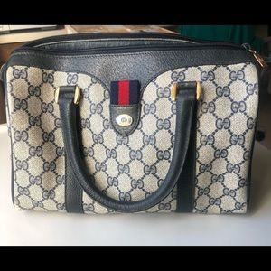 Vintage Gucci mini speedy monogram bag